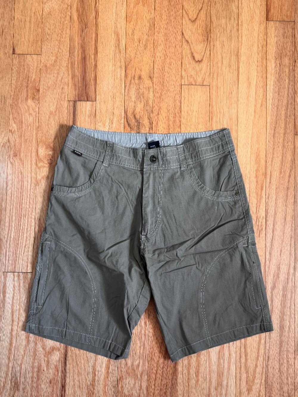 KÜHL Ramblr Men's Hiking Cargo Shorts Tan Brown Size 34